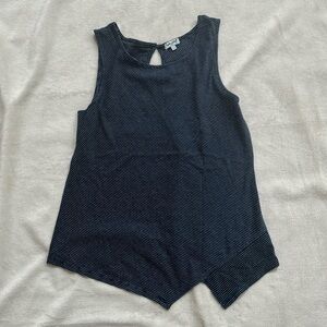 Splendid Girls Blue striped tank top -size 14